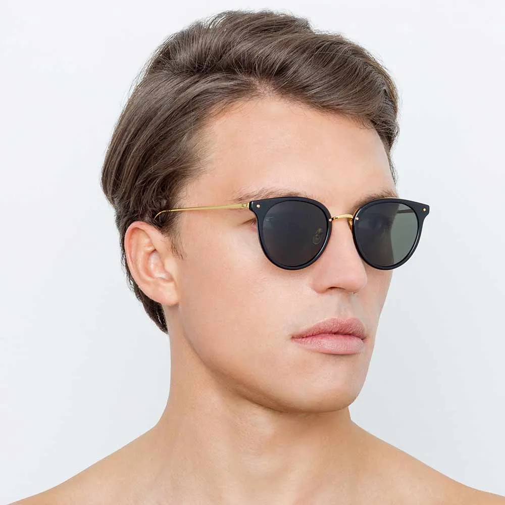 Linda Farrow Dolores C1 Oval Sunglasses sold by Linda Farrow product image thumbnail 5