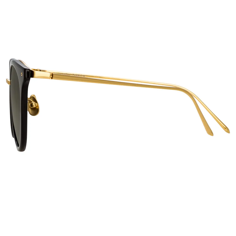 Linda Farrow Dolores C1 Oval Sunglasses sold by Linda Farrow product image thumbnail 3