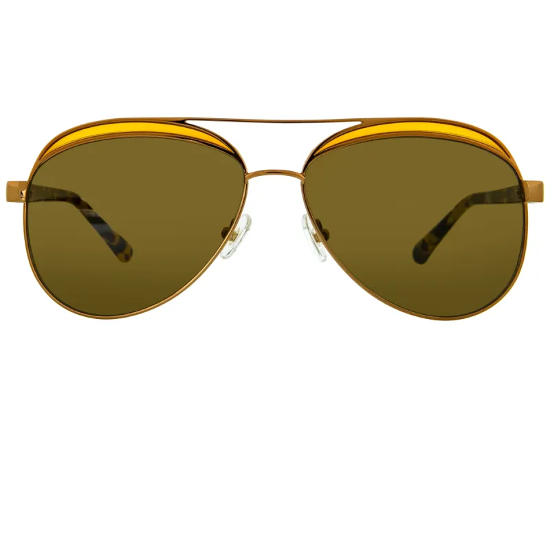 N21 S6 C2 Aviator Sunglasses sold by Linda Farrow