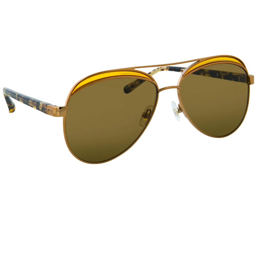 N21 S6 C2 Aviator Sunglasses sold by Linda Farrow product image thumbnail 2