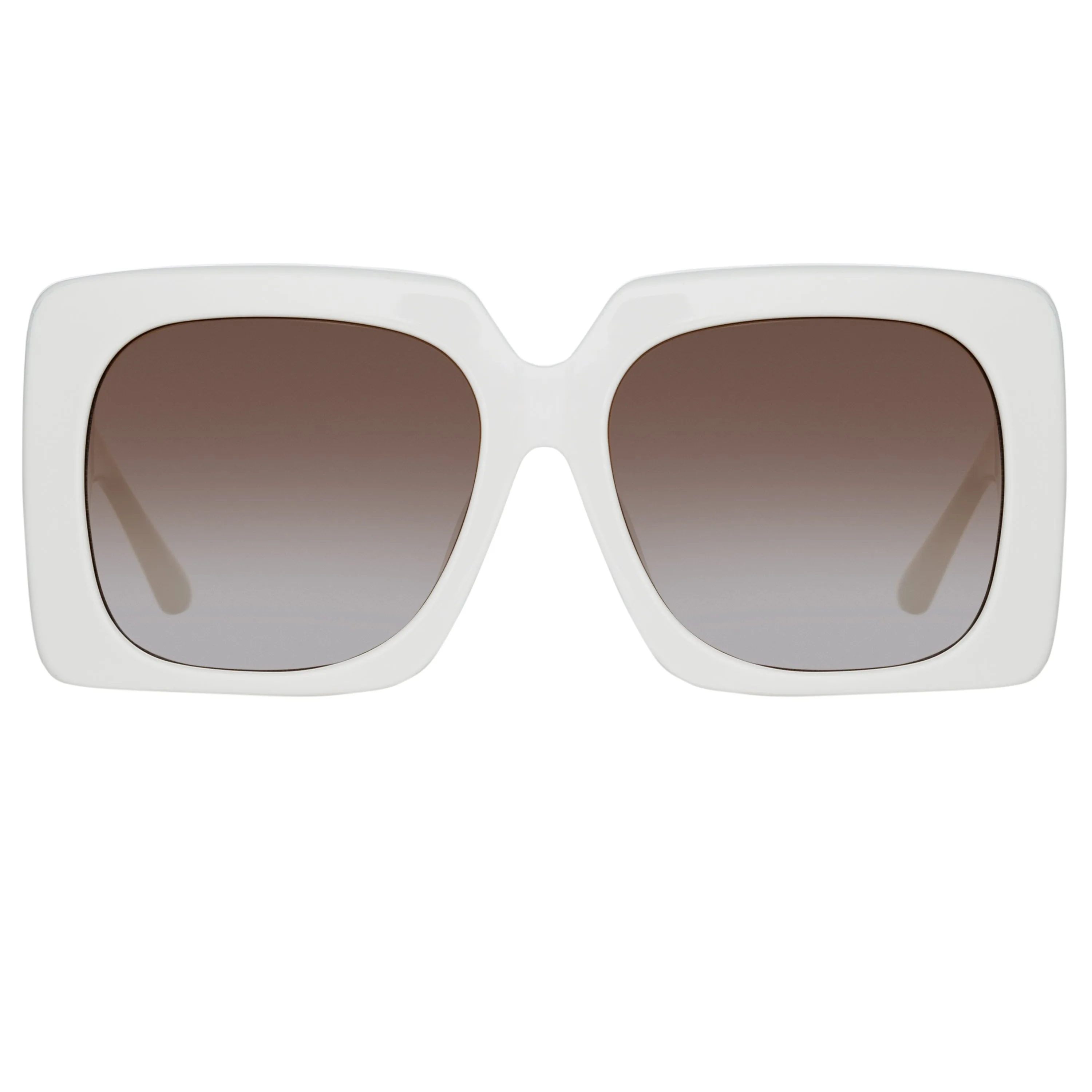 Sierra Oversized Sunglasses in White sold by Linda Farrow product image thumbnail 2