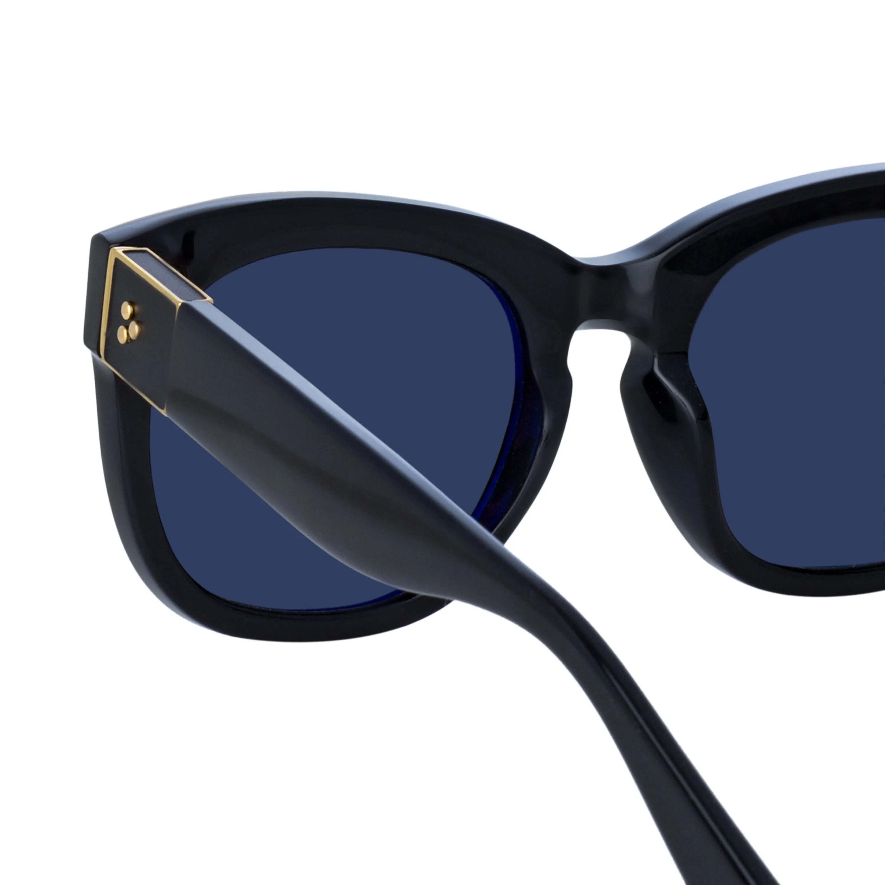 Jenson D-Frame Sunglasses in Black sold by Linda Farrow product image thumbnail 4