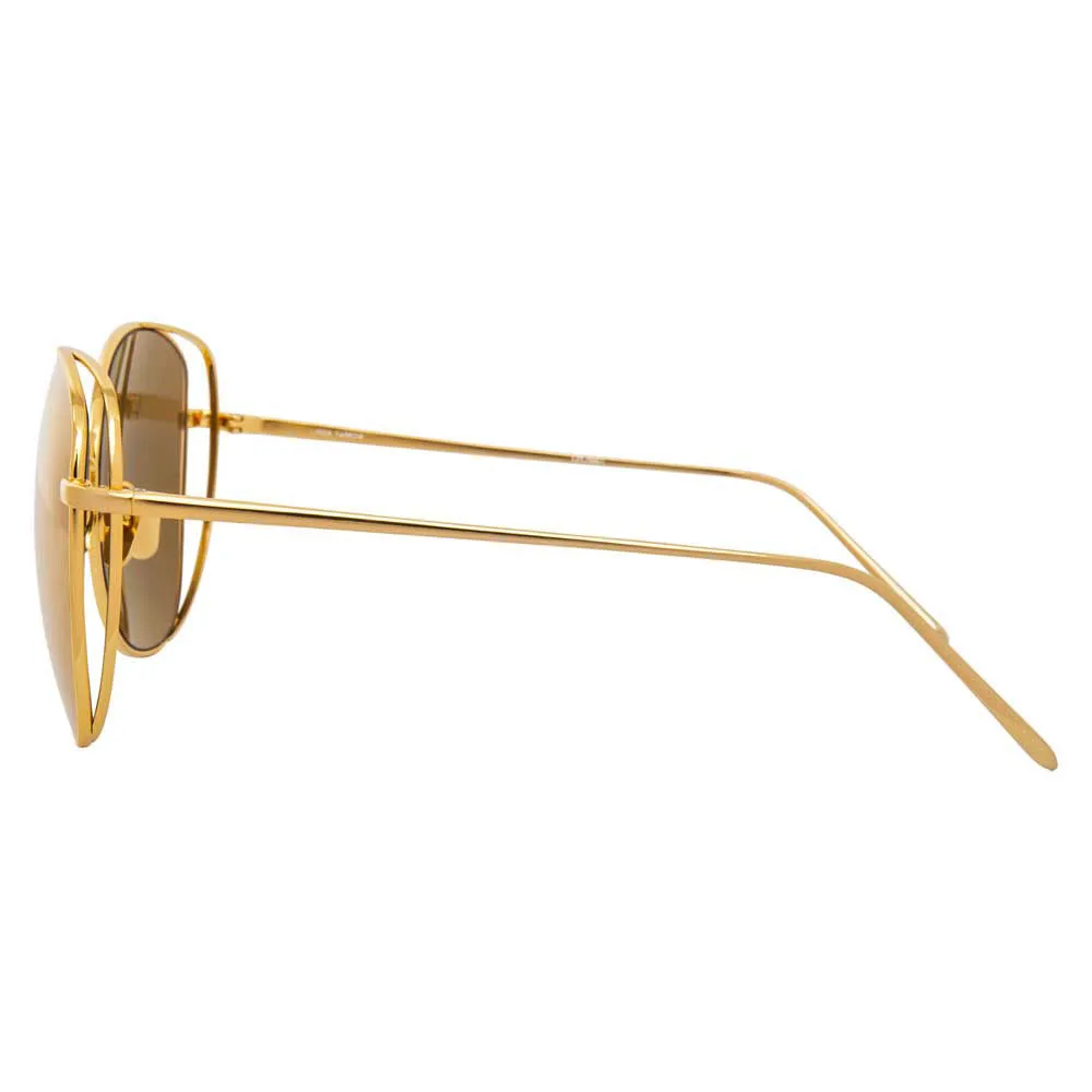 Linda Farrow 566 C1 Cat Eye Sunglasses sold by Linda Farrow product image thumbnail 4