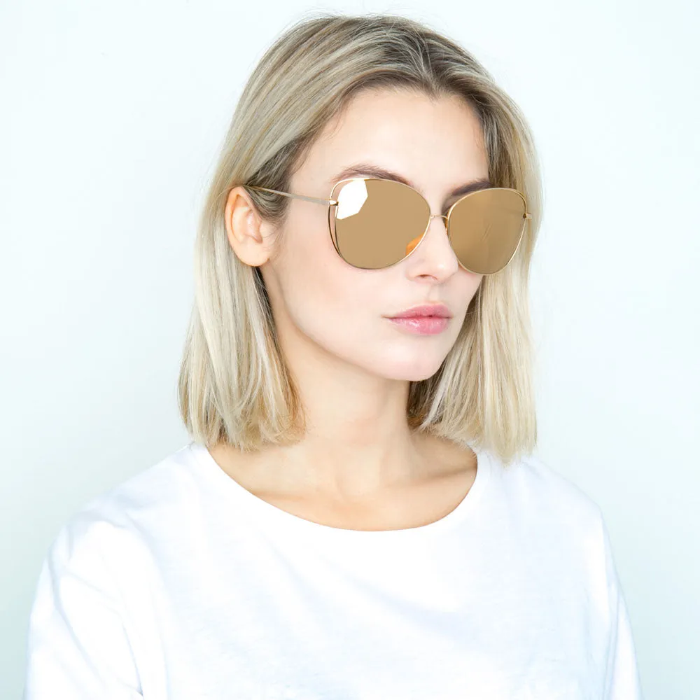 Linda Farrow 566 C1 Cat Eye Sunglasses sold by Linda Farrow product image thumbnail 5