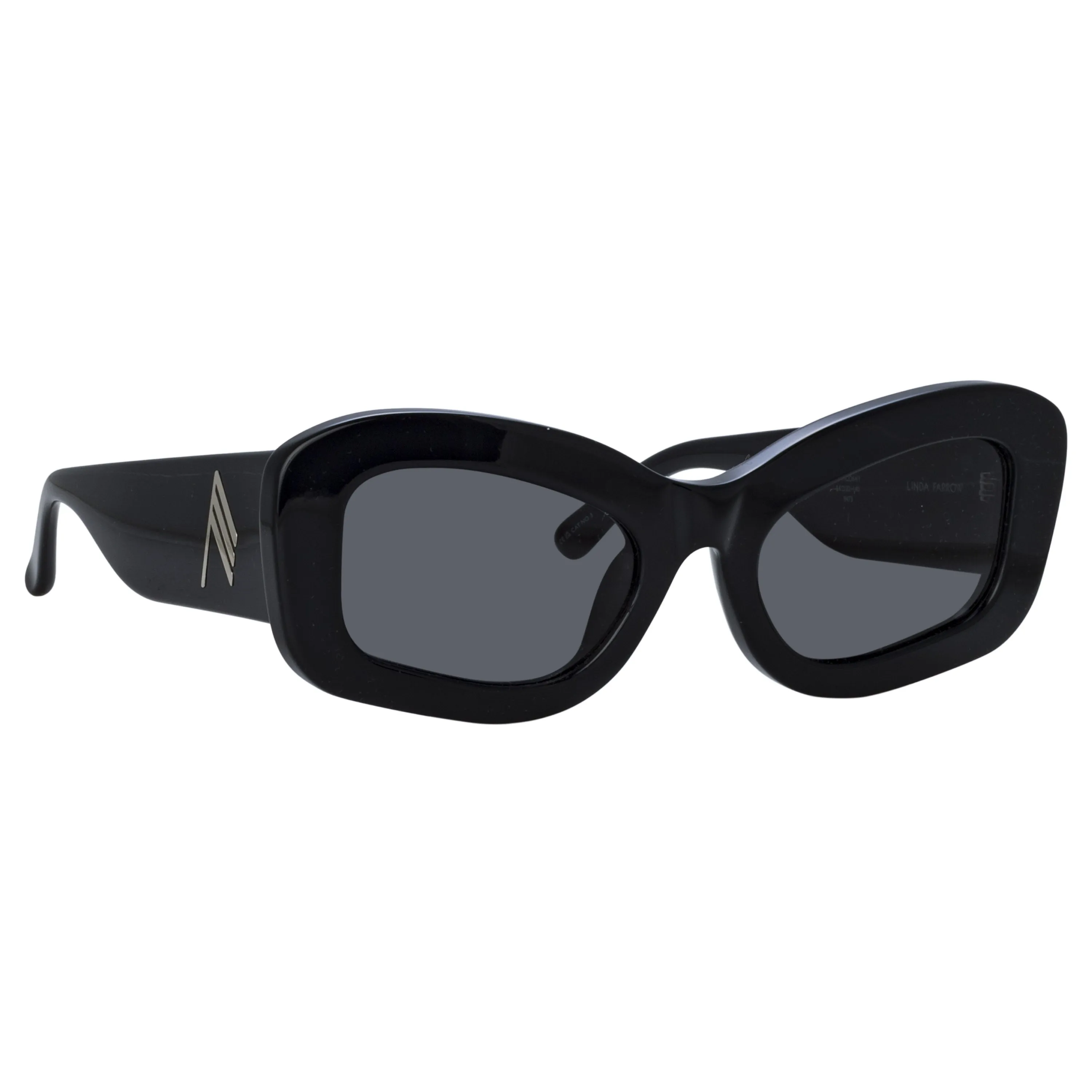 The Attico Harry Cat Eye Sunglasses in Black sold by Linda Farrow product image thumbnail 3