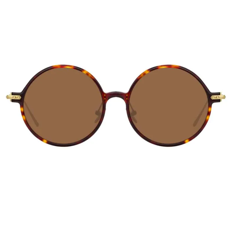 Linda Farrow Linear Savoye C10 Round Sunglasses sold by Linda Farrow