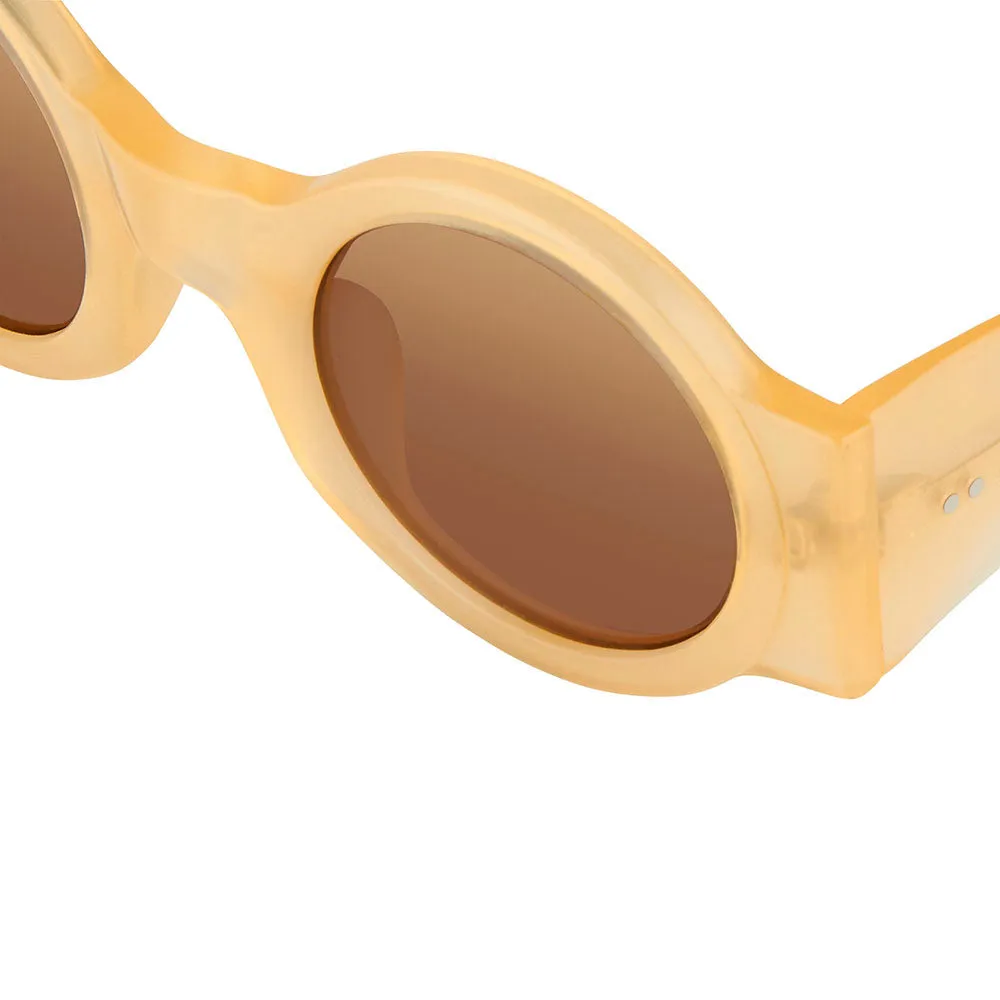 Dries van Noten 98 C13 Round Sunglasses sold by Linda Farrow product image thumbnail 4