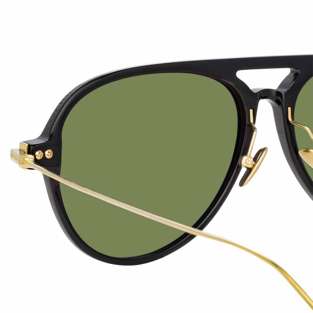 Linda Farrow Linear Gilles A C3 Aviator Sunglasses sold by Linda Farrow product image thumbnail 4