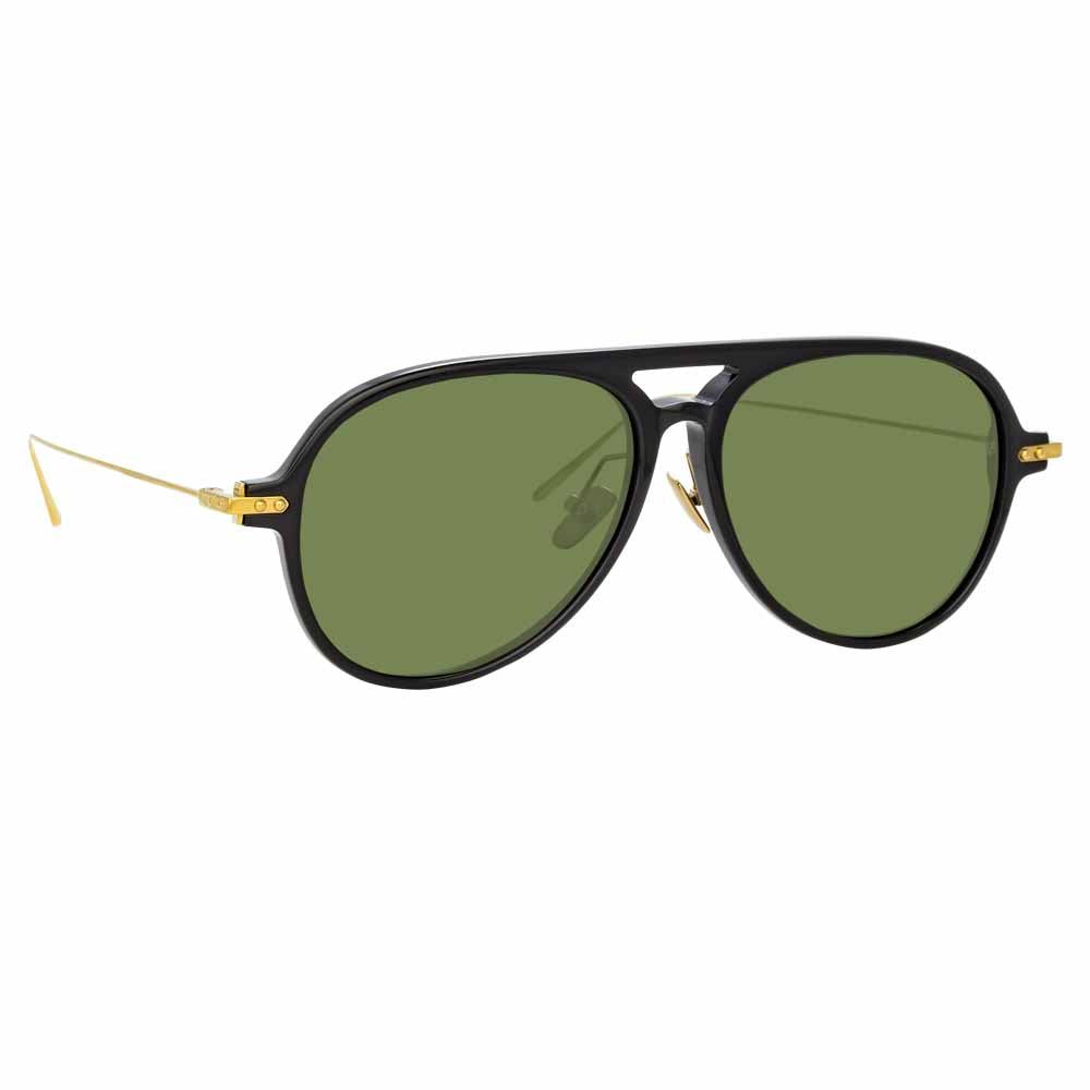 Linda Farrow Linear Gilles A C3 Aviator Sunglasses sold by Linda Farrow product image thumbnail 2