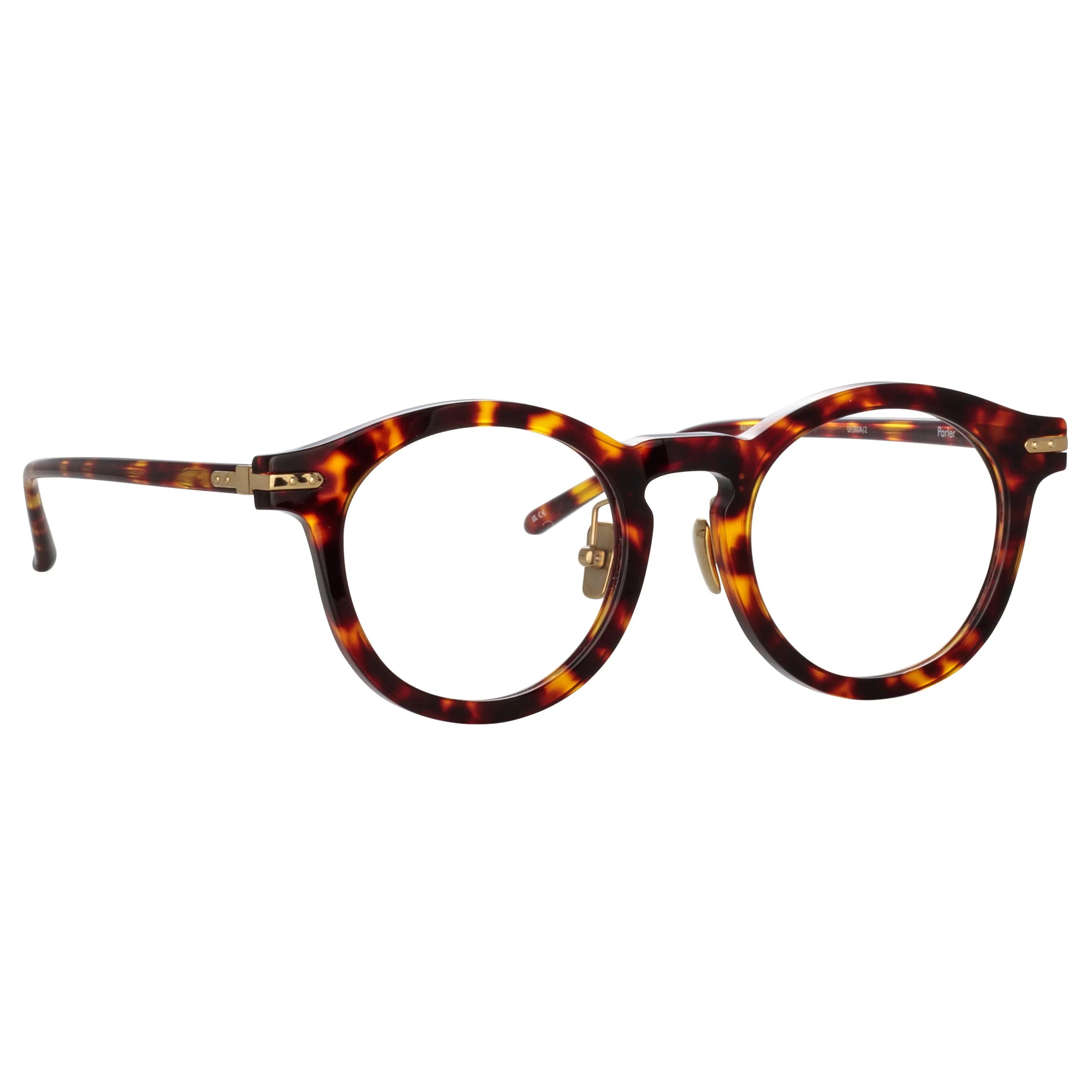 Men's Parler Oval Optical Frame in Tortoiseshell (Asian Fit) sold by Linda Farrow product image thumbnail 3