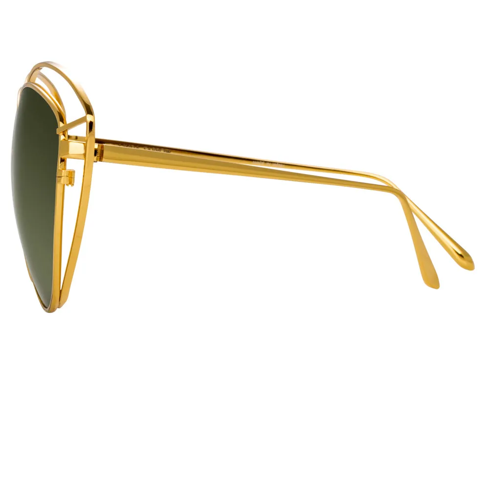 Linda Farrow Lorita C4 Cat Eye Sunglasses sold by Linda Farrow product image thumbnail 3