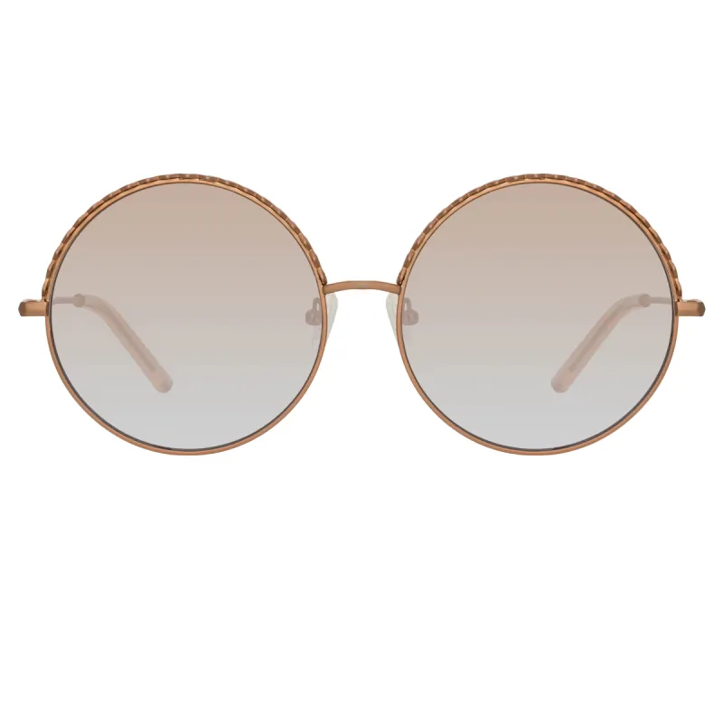 Matthew Williamson Geranium Sunglasses in Nude sold by Linda Farrow