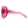 Walter Van Beirendock Mask Sunglasses in Pink sold by Linda Farrow
