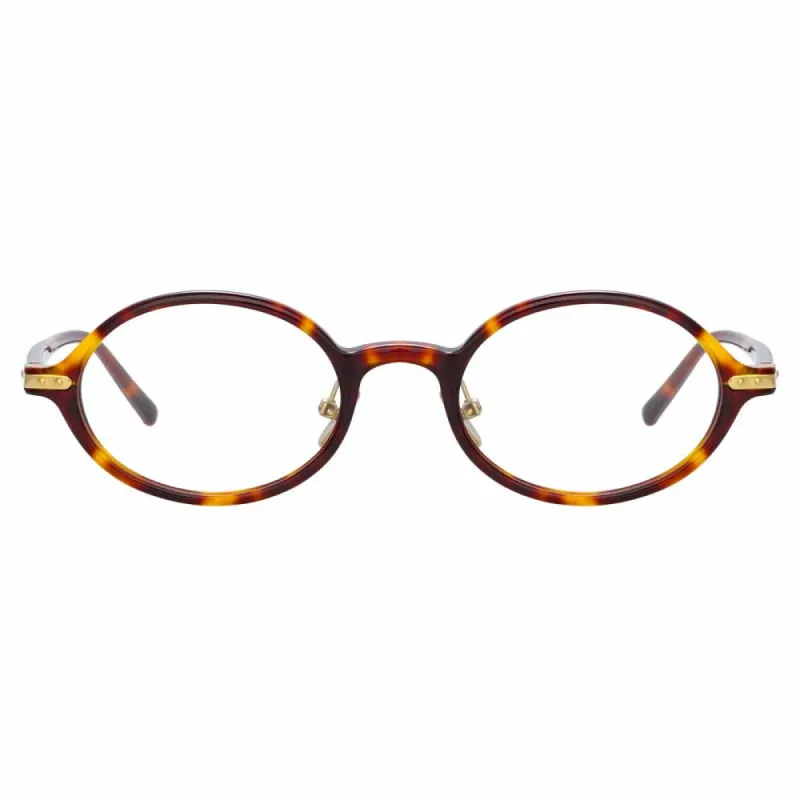 Linda Farrow Linear Eaves C2 Oval Optical Frame sold by Linda Farrow