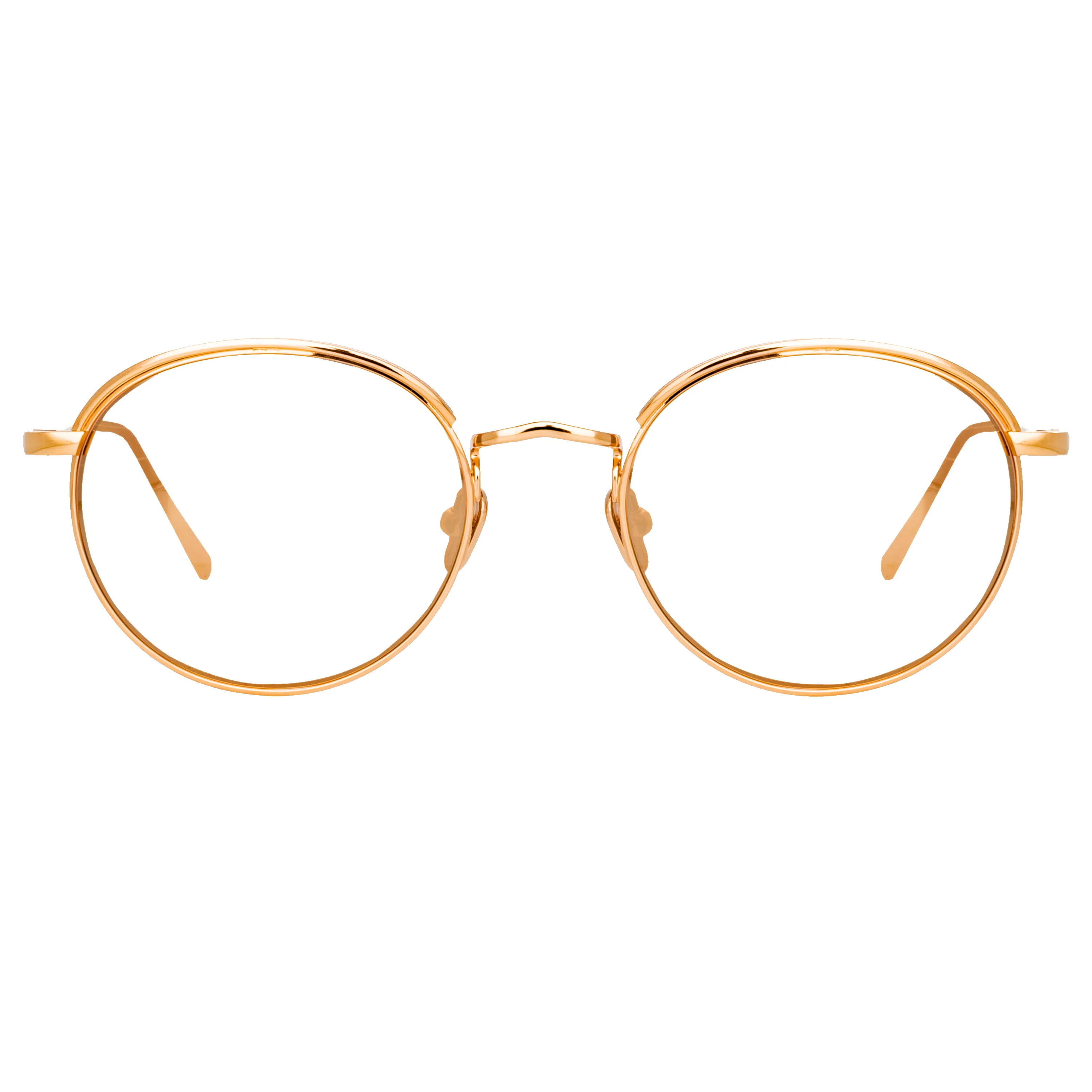 The Marlon | Oval Optical Frame in Rose Gold (C7) sold by Linda Farrow product image thumbnail 2
