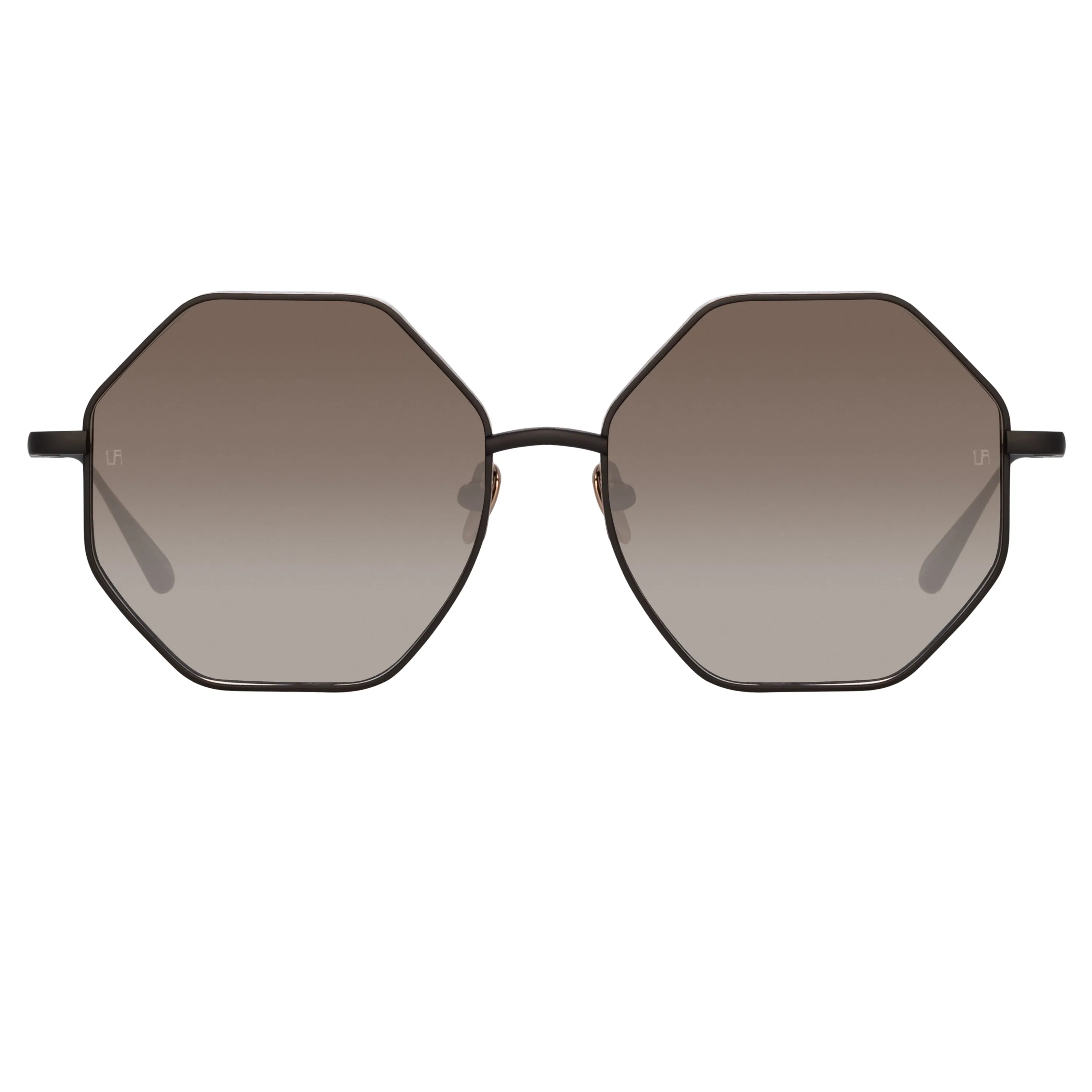 Lianas Hexagon Sunglasses in Black sold by Linda Farrow product image thumbnail 2