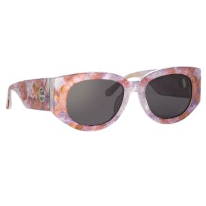 Debbie D-Frame Sunglasses in Renaissance sold by Linda Farrow