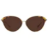 Song Cat Eye Sunglasses in Light Gold and Tortoiseshell sold by Linda Farrow