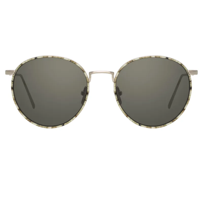 Linda Farrow Aarons C5 Oval Sunglasses sold by Linda Farrow