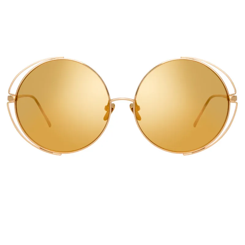 Linda Farrow Farah C1 Round Sunglasses sold by Linda Farrow