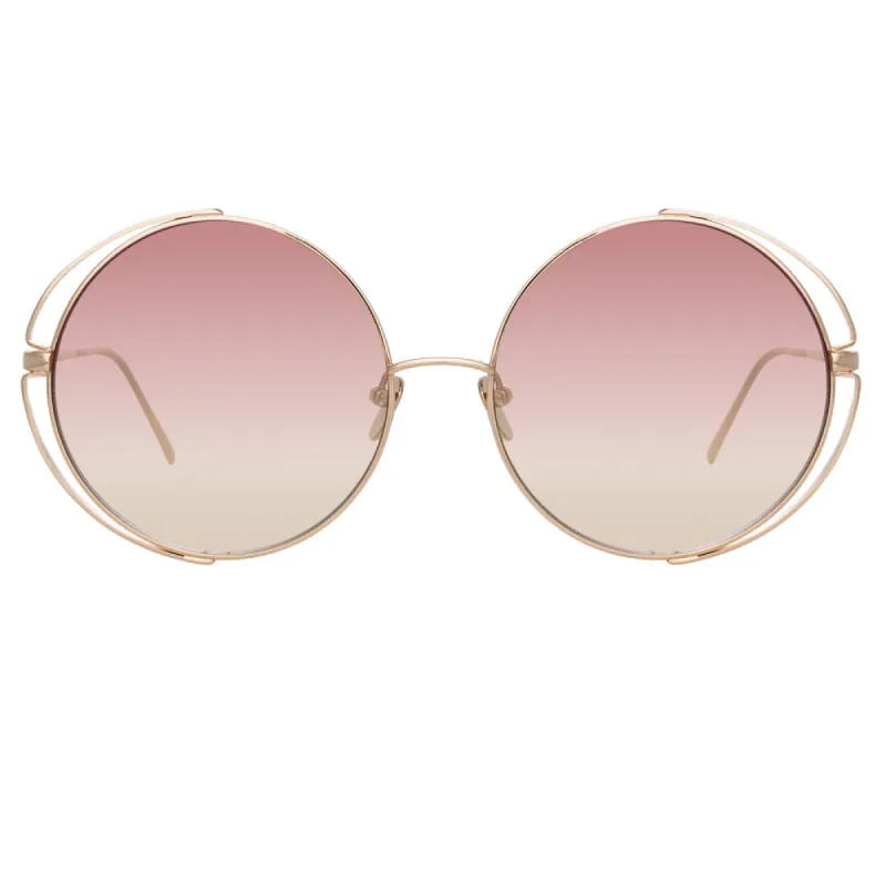 Linda Farrow Farah C8 Round Sunglasses sold by Linda Farrow