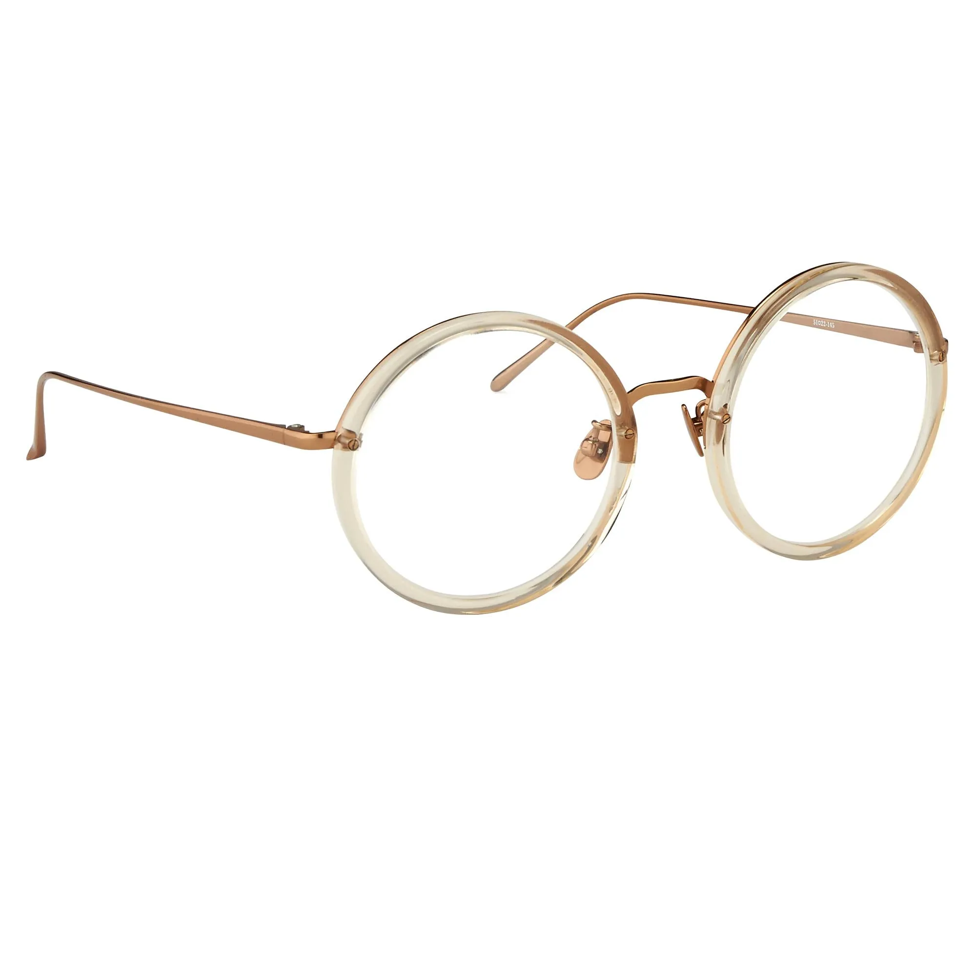 Linda Farrow Tracy C40 Round Optical Frame sold by Linda Farrow