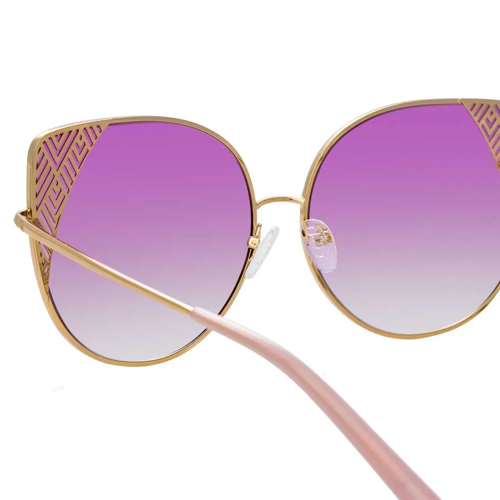 Matthew Williamson Orchid C5 Oversized Sunglasses sold by Linda Farrow product image thumbnail 4