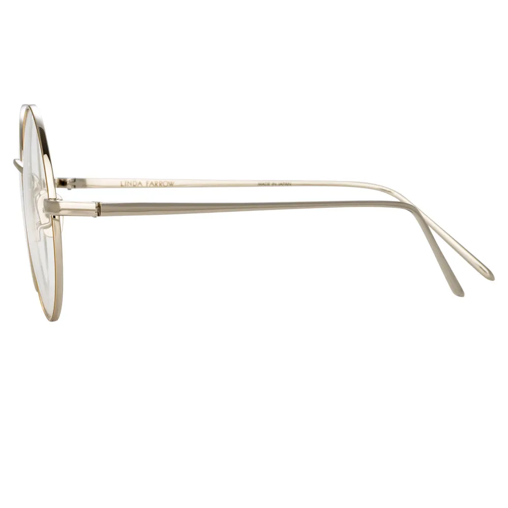 Linda Farrow Rose C10 Round Optical Frame sold by Linda Farrow product image thumbnail 3