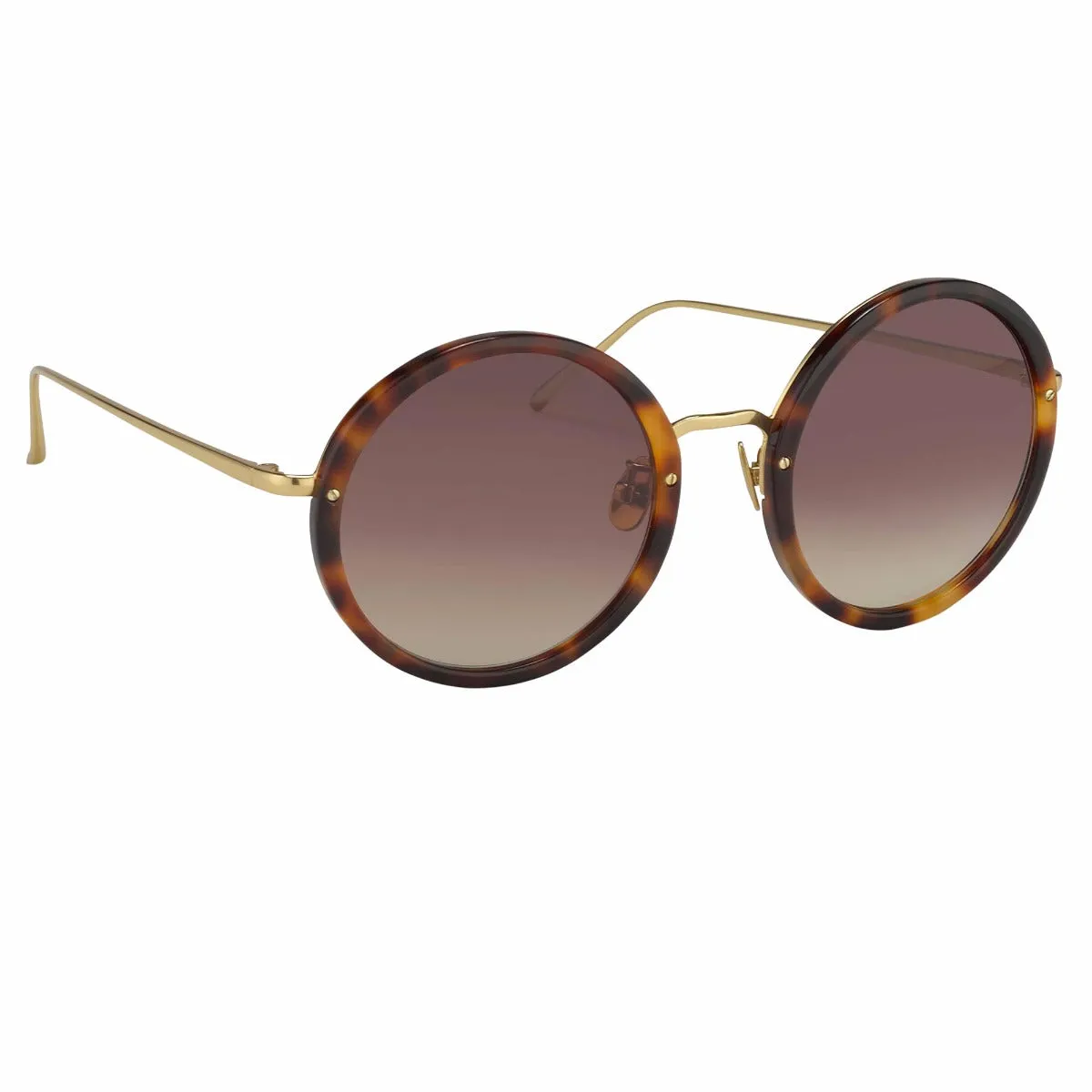 Linda Farrow Tracy C12 Round Sunglasses sold by Linda Farrow product image thumbnail 2