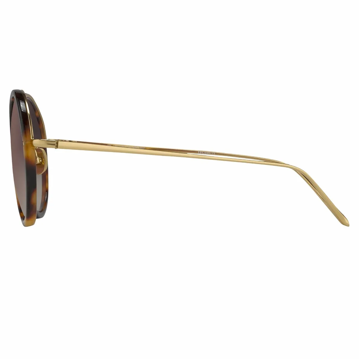 Linda Farrow Tracy C12 Round Sunglasses sold by Linda Farrow product image thumbnail 3