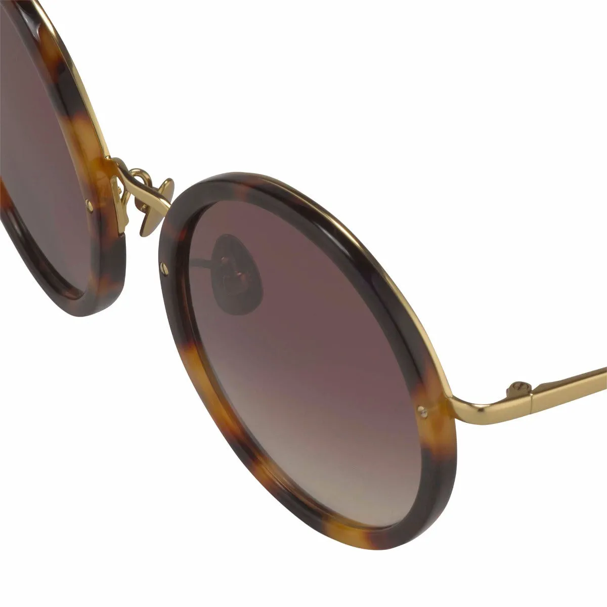 Linda Farrow Tracy C12 Round Sunglasses sold by Linda Farrow product image thumbnail 4
