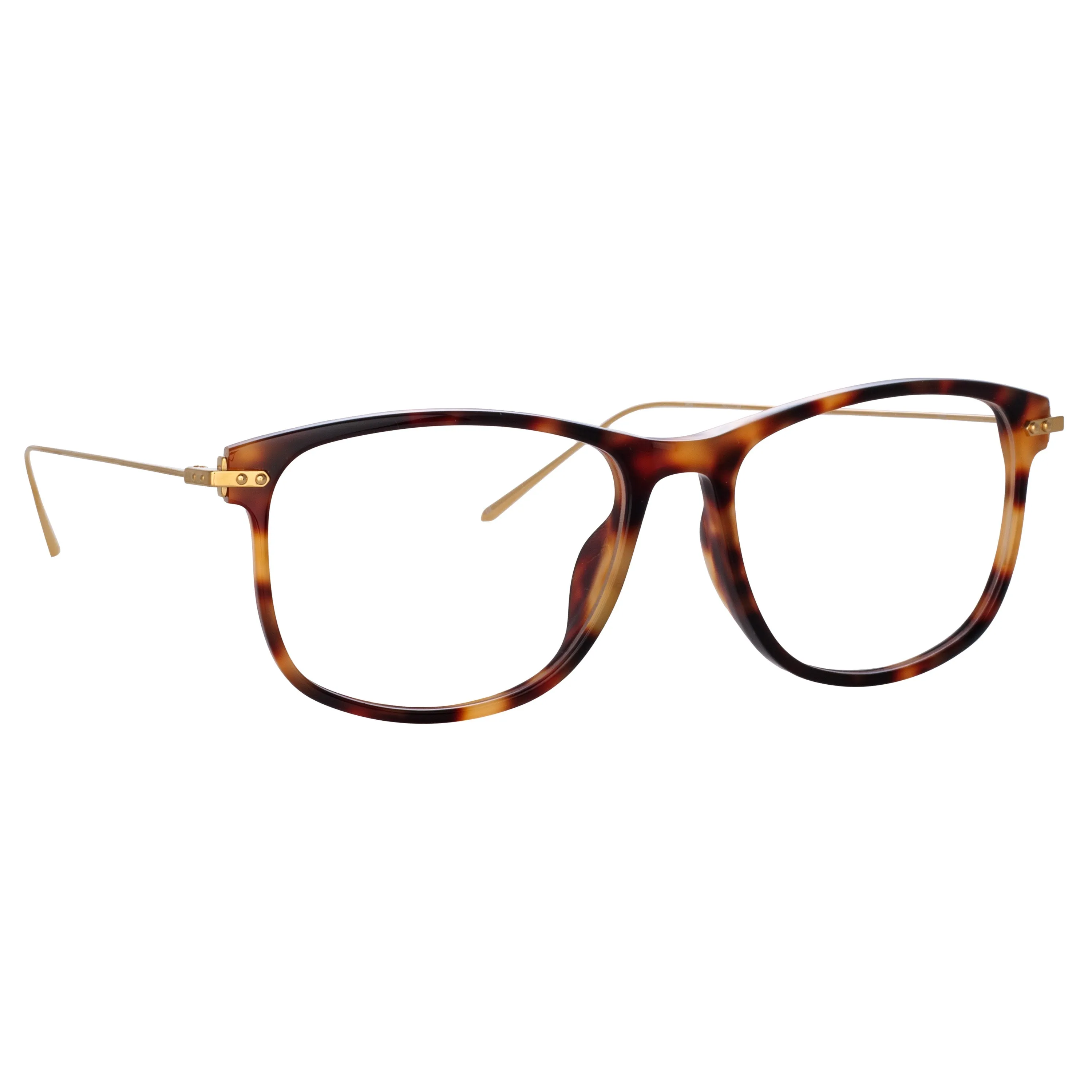 Finial Optical D-Frame in Tortoiseshell sold by Linda Farrow product image thumbnail 2