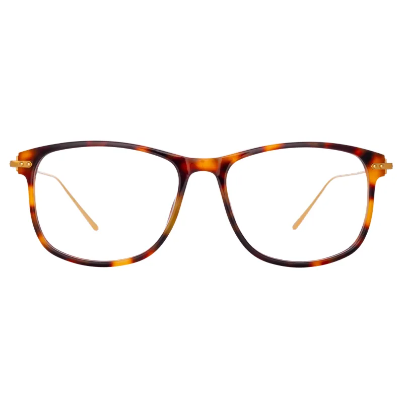 Finial Optical D-Frame in Tortoiseshell sold by Linda Farrow