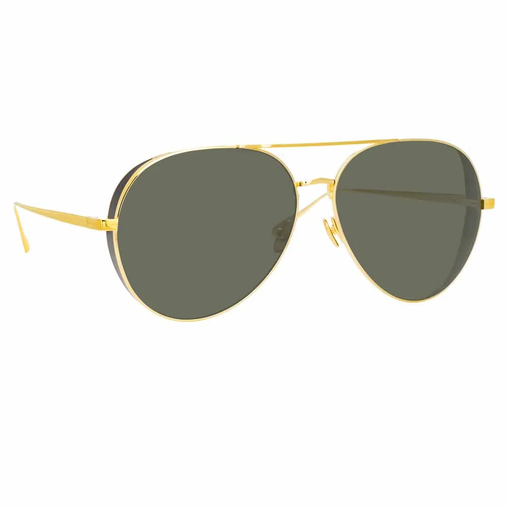 Linda Farrow Ace C1 Aviator Sunglasses sold by Linda Farrow product image thumbnail 2