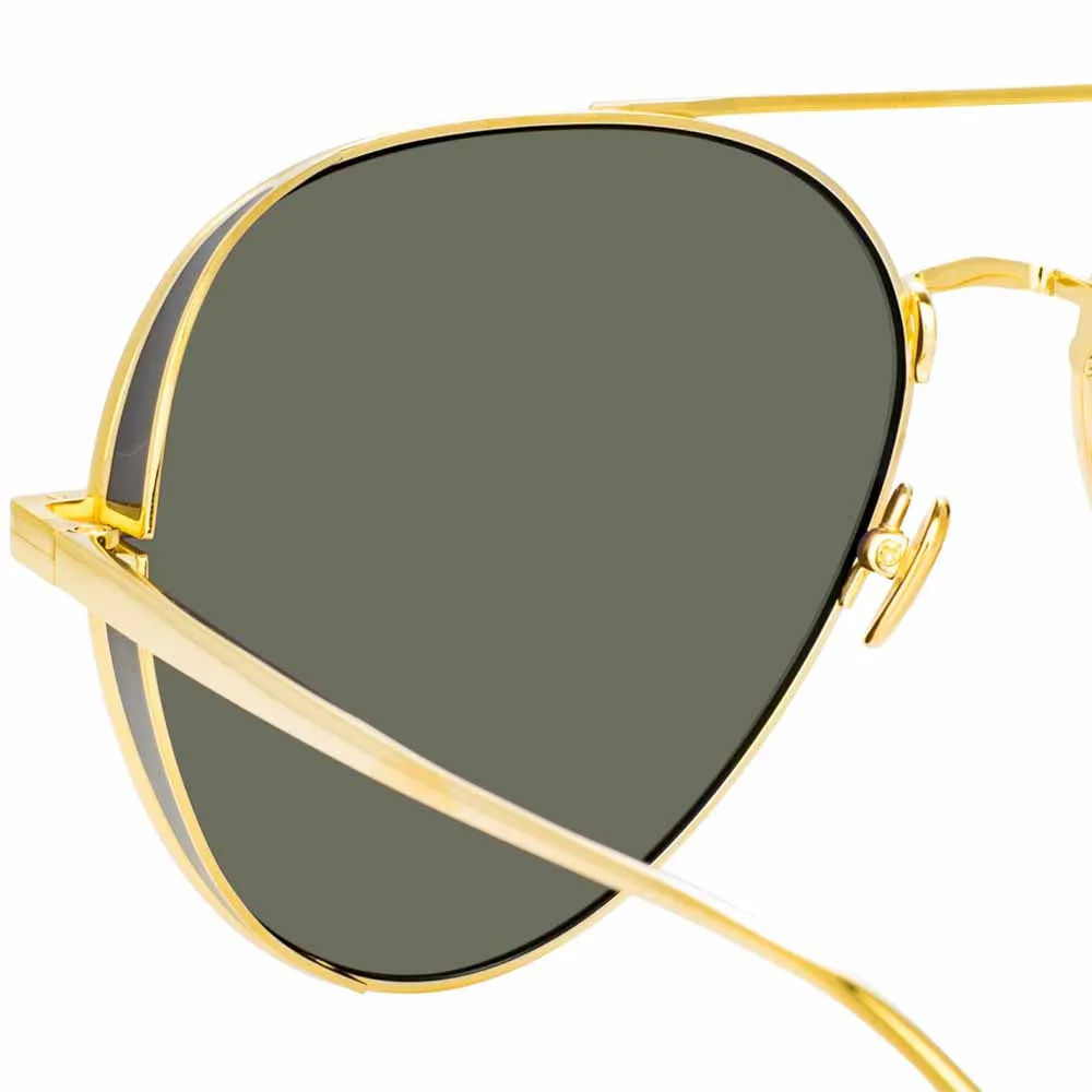 Linda Farrow Ace C1 Aviator Sunglasses sold by Linda Farrow product image thumbnail 4