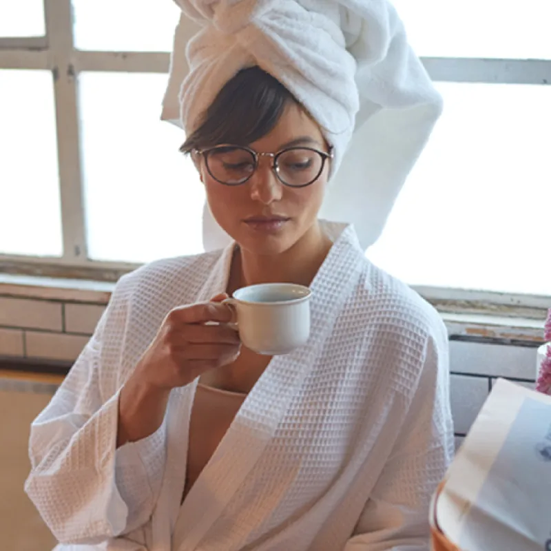 Luis Oval Optical Frame in White Gold and Black sold by Linda Farrow