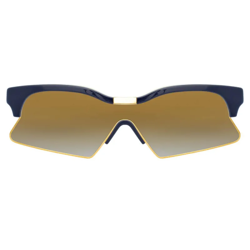 Marcelo Burlon 3 Special Sunglasses in Black and Yellow sold by Linda Farrow