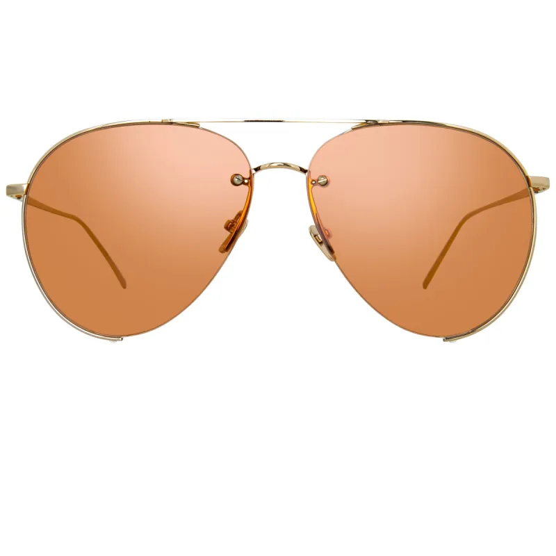 Linda Farrow 624 C5 Aviator Sunglasses sold by Linda Farrow