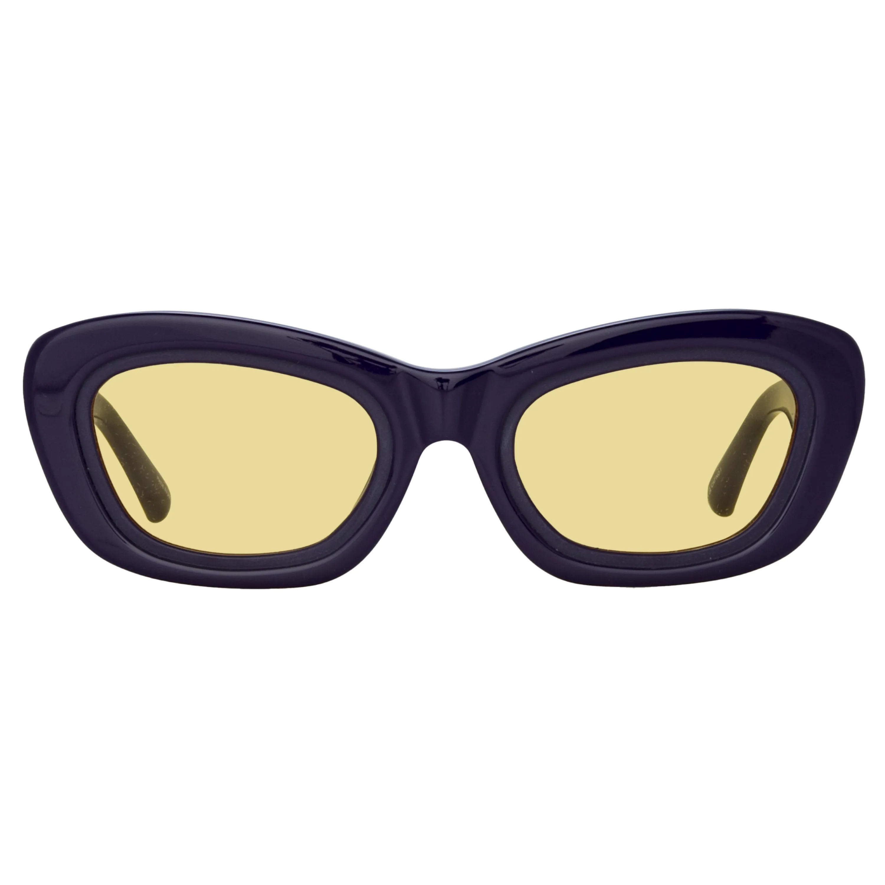 The Attico Rania Cat Eye Sunglasses in Purple sold by Linda Farrow product image thumbnail 2