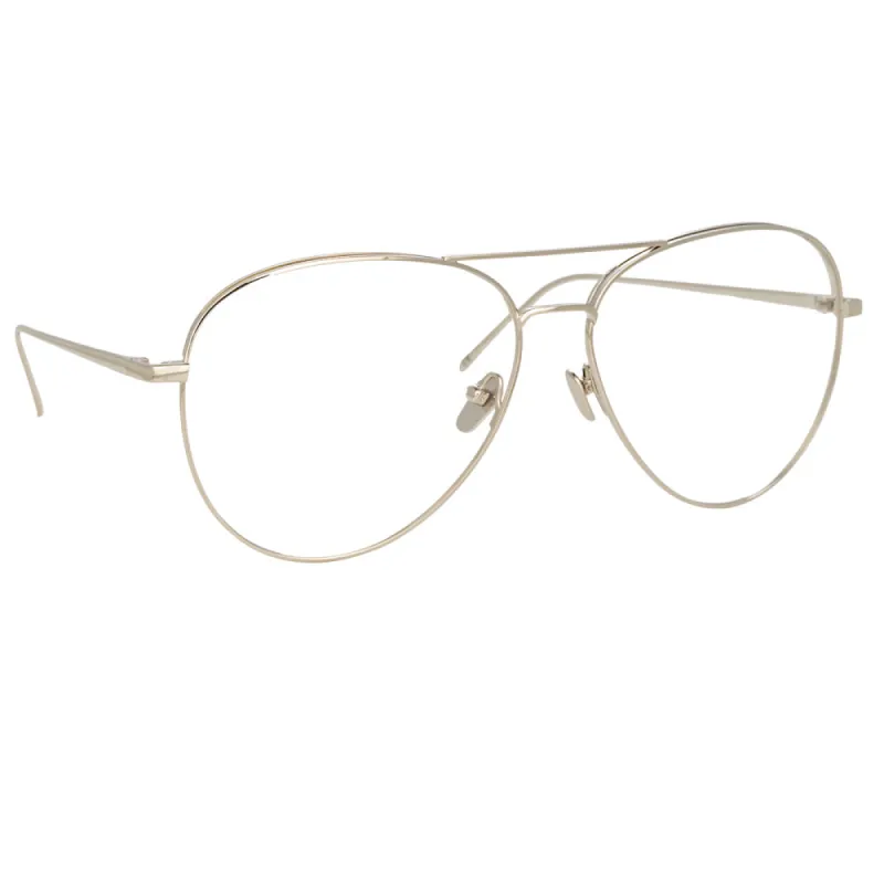 Linda Farrow Carmen C2 Aviator Optical Frame sold by Linda Farrow