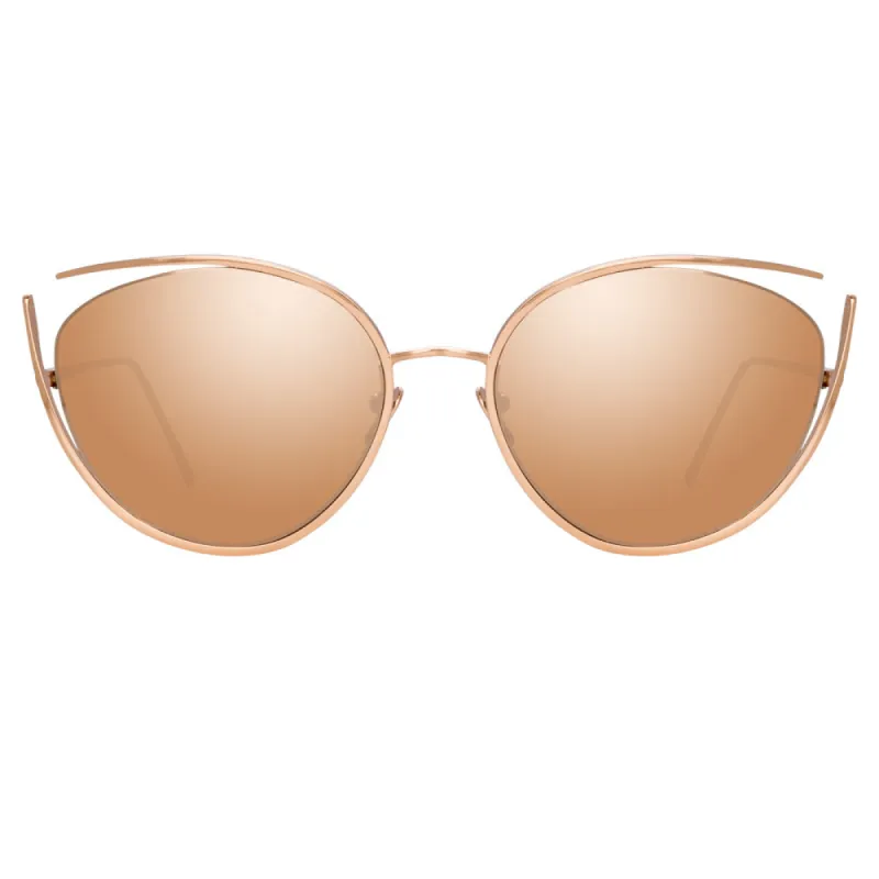 Linda Farrow Fontaine C3 Cat Eye Sunglasses made by Linda Farrow