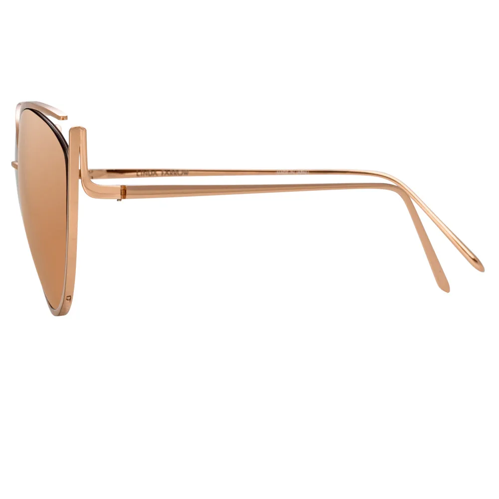 Linda Farrow Fontaine C3 Cat Eye Sunglasses sold by Linda Farrow product image thumbnail 3