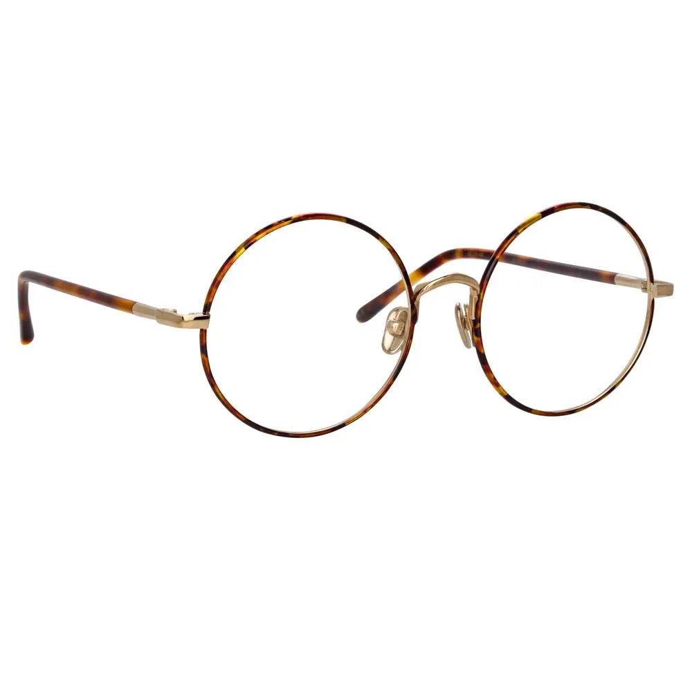 Welch Round Optical Frame in Tortoiseshell sold by Linda Farrow product image thumbnail 2