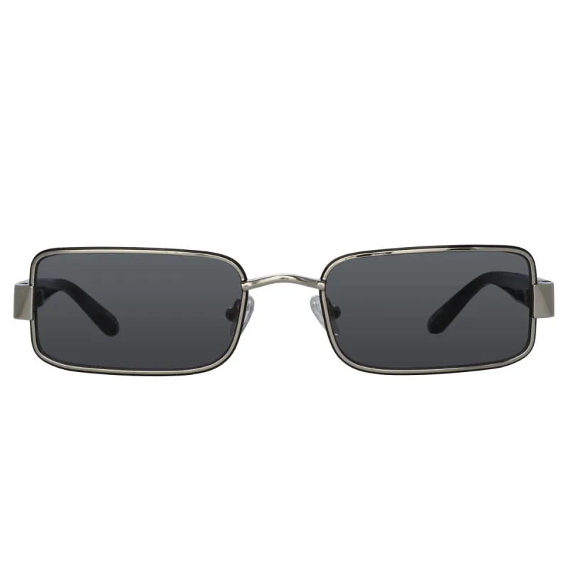 Magda Butrym Rectangular Sunglasses in Black sold by Linda Farrow