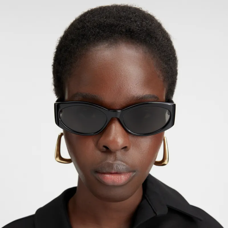 サングラス JACQUEMUS Ovalo Sunglasses - Jacquemus - Acetate - Blue Jacquemus Les Lunettes Ovalo Sunglasses | Blue | FARFETCH OM