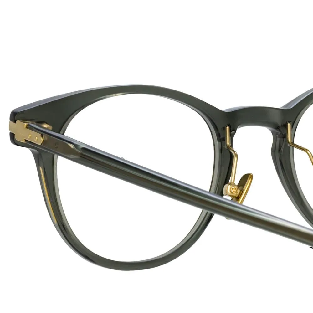 Bay Optical D-Frame in Green sold by Linda Farrow product image thumbnail 4