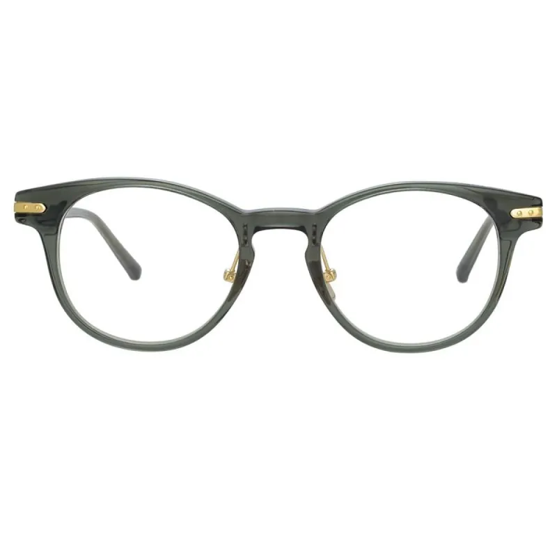 Bay Optical D-Frame in Green sold by Linda Farrow