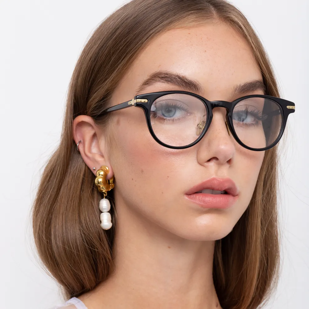 Bay Optical D-Frame in Green sold by Linda Farrow product image thumbnail 5