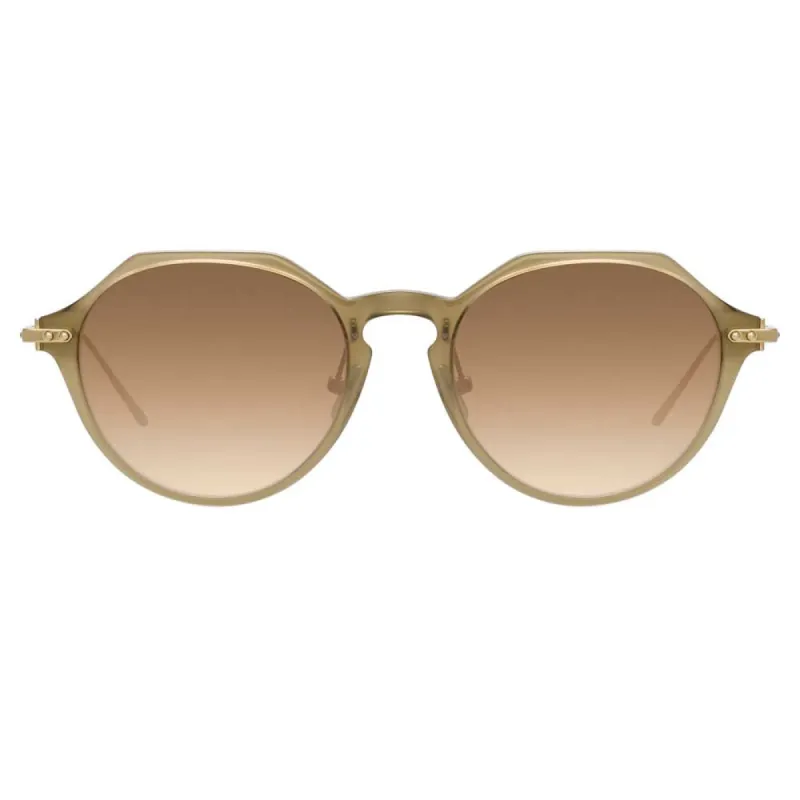 Linda Farrow Linear Wren C11 Angular Sunglasses sold by Linda Farrow