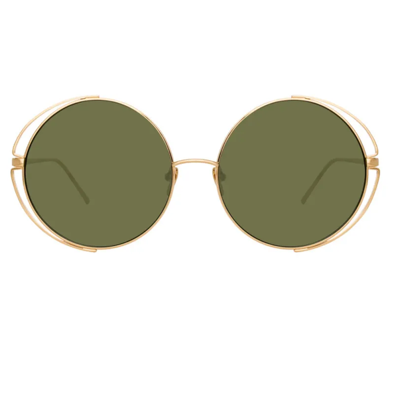 Linda Farrow Farah C4 Round Sunglasses sold by Linda Farrow